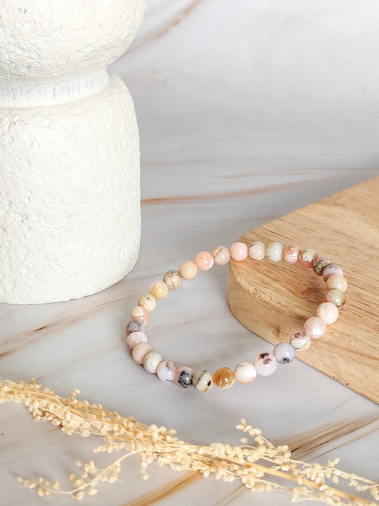 Bracelet en Opale Rose