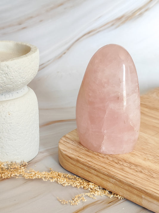 Forme libre en Quartz Rose