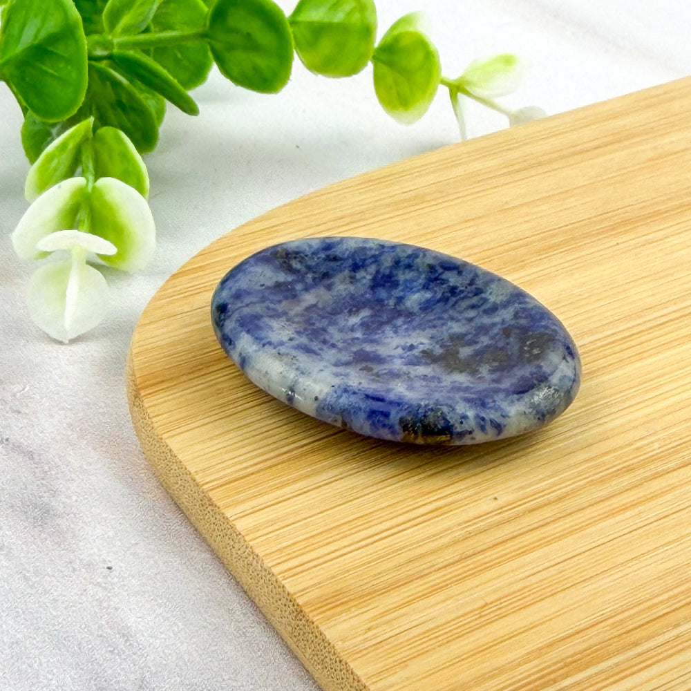 galet anti stress en sodalite